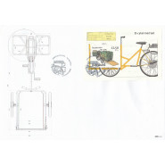DK 1742A Miniark på FDC