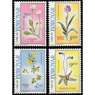 FØ 0156-0159 Postfrisk serie Blomster