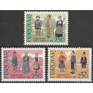 FØ 0084-0086 Postfrisk serie
