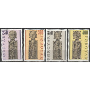 FØ 0087-0090 Postfrisk serie
