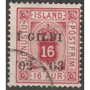ISL TJ 14 Stemplet GILDI provisorie m. god VARIANT