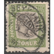 ISL TJ 30s Stemplet 20 AUR m. god VARIANT
