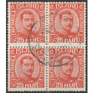 ISL 0102 LUX Stemplet 4-blok 25 aur