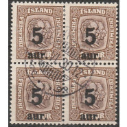 ISL 0105 LUX Stemplet 4-blok 5/16 aur provisorie