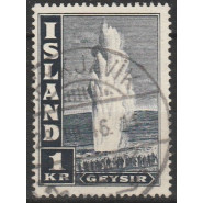 ISL 0240 FLOT stemplet geysir 1 kr.