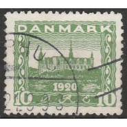 DK 0115z Stemplet 10 øre m. god VARIANT