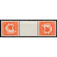 DK TB 08 Ustemplet par 10 øre Téte Béche