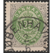 DK 0029 FLOT Stemplet 25 øre