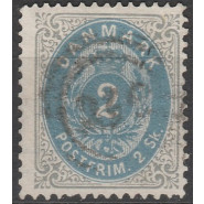 DK 0016 Stemplet 2 skilling