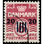 FFØ 3 Stemplet 5/20 øres provisorie