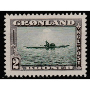 GR 0015 Postfrisk 2 krone