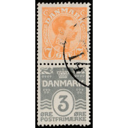 DK AU 02 Stemplet par 3 og 7 øre automatmærker