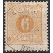 SV PO 04B LUX/FLOT Stemplet 24 øre porto løsen Tk. 13