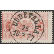 SV TJ 07 LUX Stemplet 20 øre tjeneste Tk. 14 - se beskr.