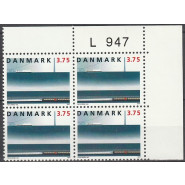DK 1144y Postfrisk 4-blok m god VARIANT 
