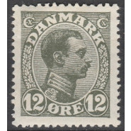 DK 0100x Ustemplet 12 øre m. god VARIANT