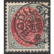 DK 0025By FLOT Stjerne Stemplet (BODILSKER) 8 øre