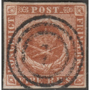 DK 0001 LUX Stemplet 4 RBS Thiele 1 IIIe - Kastaniebrun 