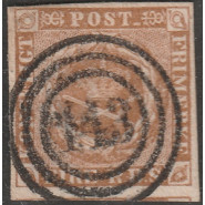DK 0001 LUX Stemplet 4 RBS Thiele 1, IIIc, gråbrun