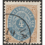 DVI 07B Stemplet 4 cents