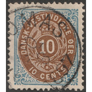 DVI 11y FLOT Stemplet 10 cents