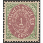 DVI 05 Postfrisk 1 cent