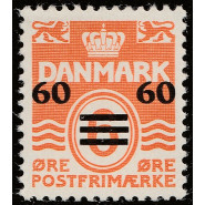 FFØ 6A Ustemplet 6/60 øre provisorie