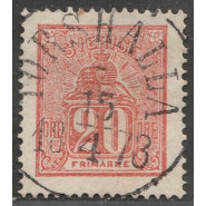 SV 0016 PRAGT/LUX stemplet 20 øre