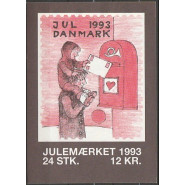 DK JUL 1993 Postfrisk hæfte med miniark