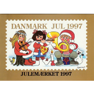 DK JUL 1997 Souvenirmappe med miniark
