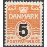 DK 0361x Postfrisk provisorie m. god VARIANT