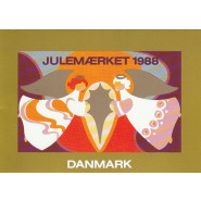 DK JUL 1988 Souvenirmappe med miniark