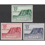 NO  0394-0396 Ustemplet serie Nordkapp